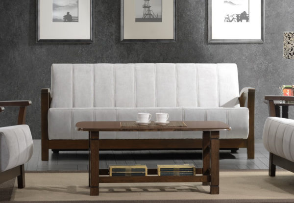 Casarredo Čalouněný trojsedák DEVON 3 dub hnědý/béžová - sedačka do l