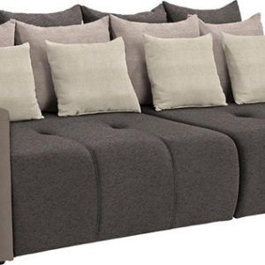 Trojsedák Tempo Kondela Prostorná pohovka PORTO BIG SOFA - taupe šedohnědá/světle/krémová + kupón KONDELA10 na okamžitou slevu % (kupón uplatníte v košíku)